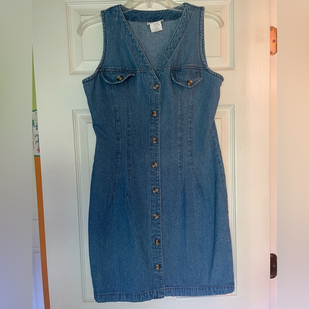 Vintage denim dress